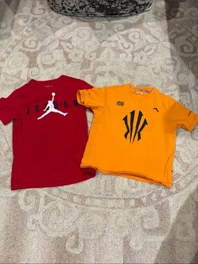 Jordan and Anta Kids basketball themed Graphic Tees
